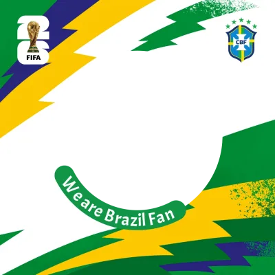  Brazil Football Team Fan Photo Frame - Photo Frame